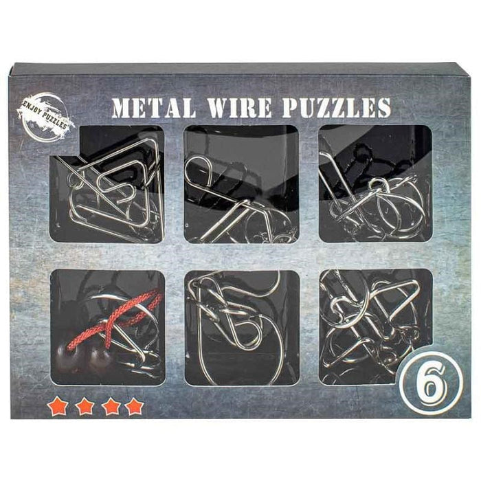 Metal Wire Puzzles - 6 Models
