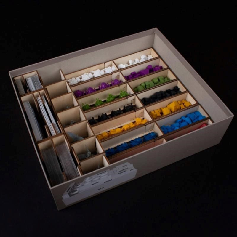 Laserox Board & Card Games Scythe - Laserox Insert (Compatible with Invaders From Afar)