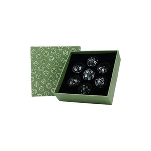 Let’s Play Games Dice Dice - LPG 7 Polyhedrals - Tentacular Exotic Seepage - Oilslick Set