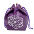 Letâs Play Games Roleplaying Games Large Dice Bag - Purple (LPG)