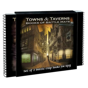 Loke BattleMats Roleplaying Games Books of Battle Mats Towns & Taverns
