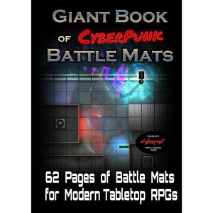 Loke BattleMats Roleplaying Games Giant Book of CyberPunk Battle Mats