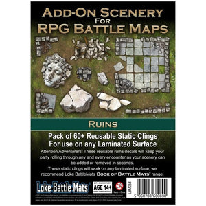 Loke BattleMats Roleplaying Games Loke - Add On Scenery For RPG Maps Ruins