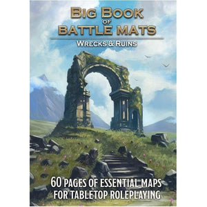 Loke BattleMats Roleplaying Games Loke - Big Book of Battle Mats Wilds Wrecks & Ruins RPG