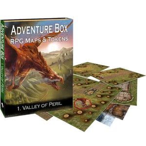 Loke BattleMats Roleplaying Games Loke - Box of Adventure RPG Maps & Tokens Valley of Peril