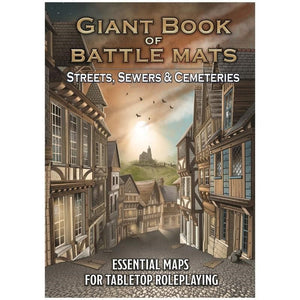 Loke BattleMats Roleplaying Games Loke - Giant Book of Battle Mat - Streets Sewers & Cemeteries