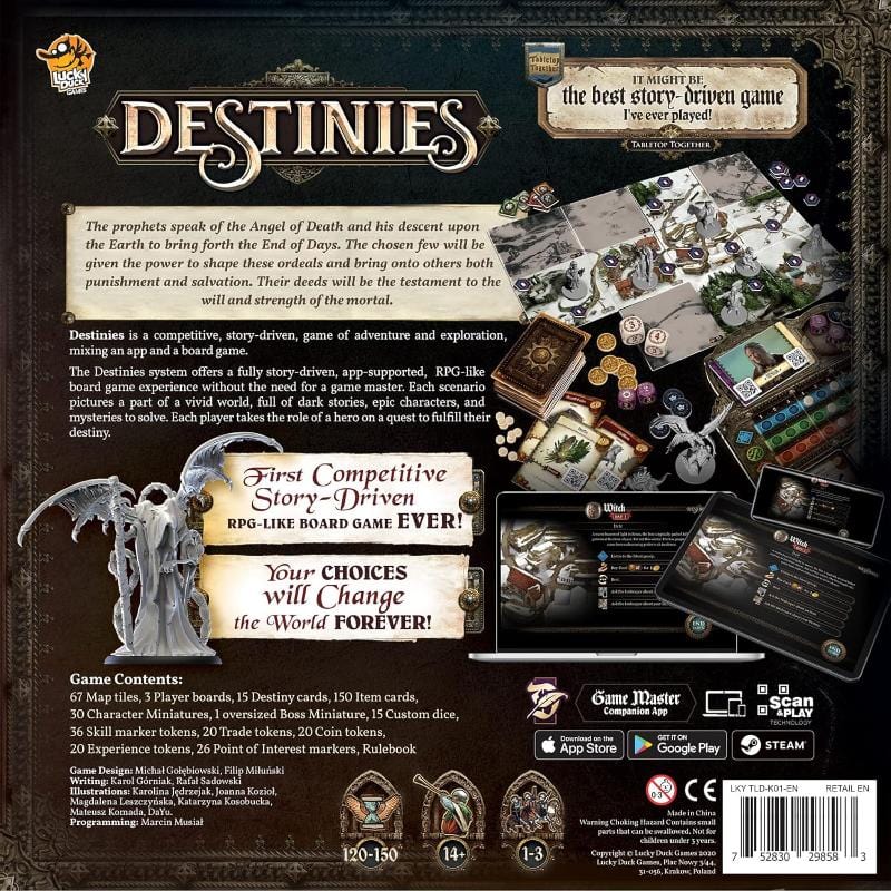 Lucky Duck Games Board & Card Games Destinies