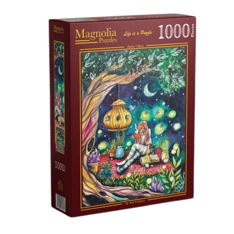 Magnolia Jigsaws Boho Vibes Puzzle - Kat Fedora (1000pc)