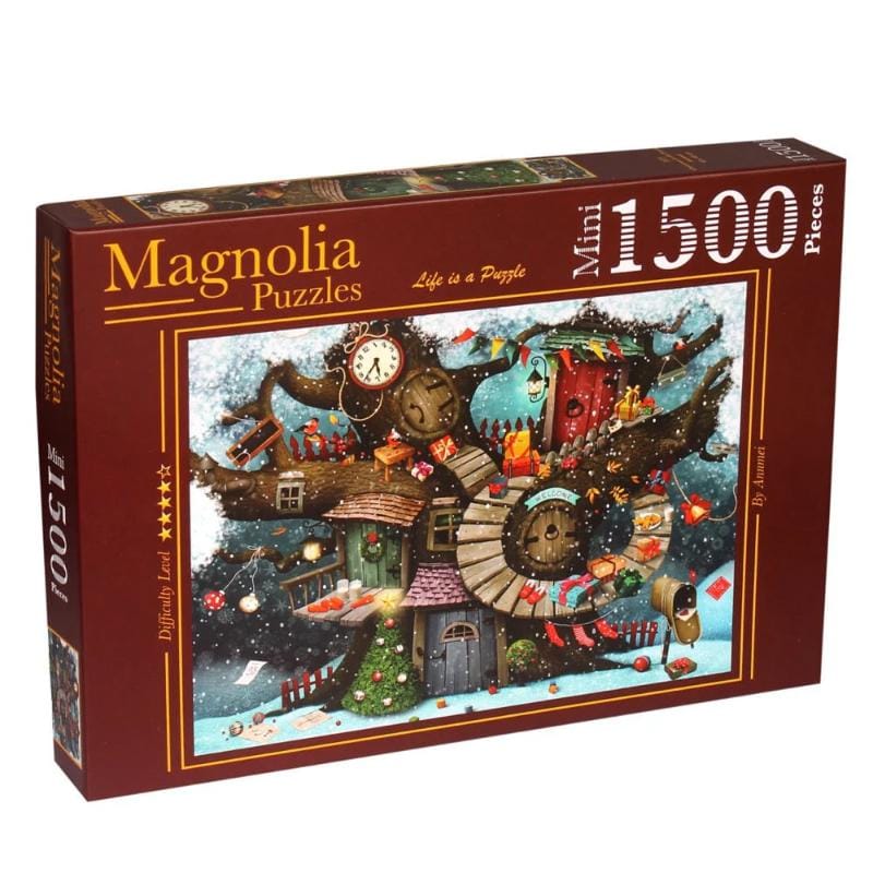 Magnolia Jigsaws Christmas in the Forest Puzzle (1500pc Mini)