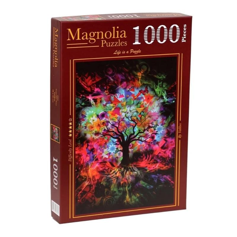 Magnolia Jigsaws Colorful Tree Puzzle (1000pc)