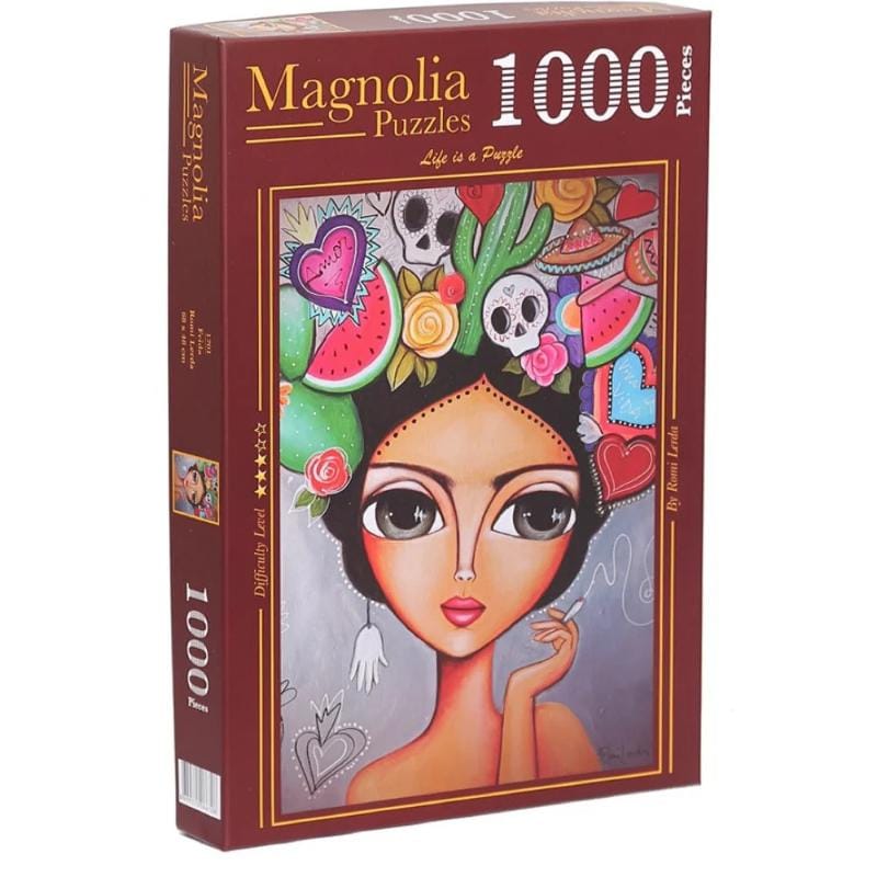 Magnolia Jigsaws Frida Puzzle - Romi Lerda (1000pc)