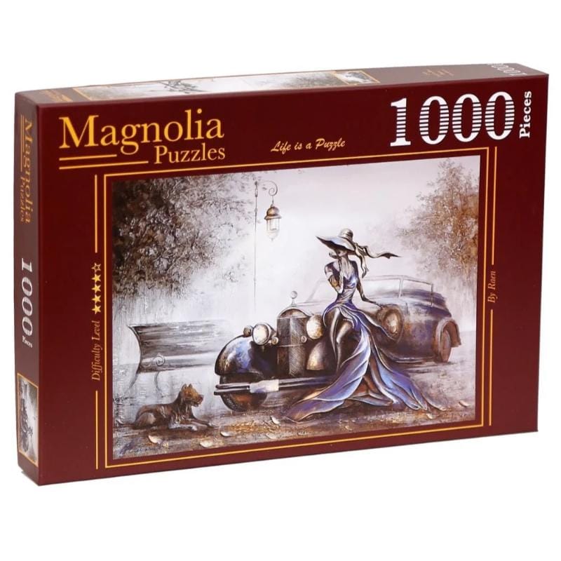 Magnolia Jigsaws Lady in Blue Puzzle - Raen (1000pc)