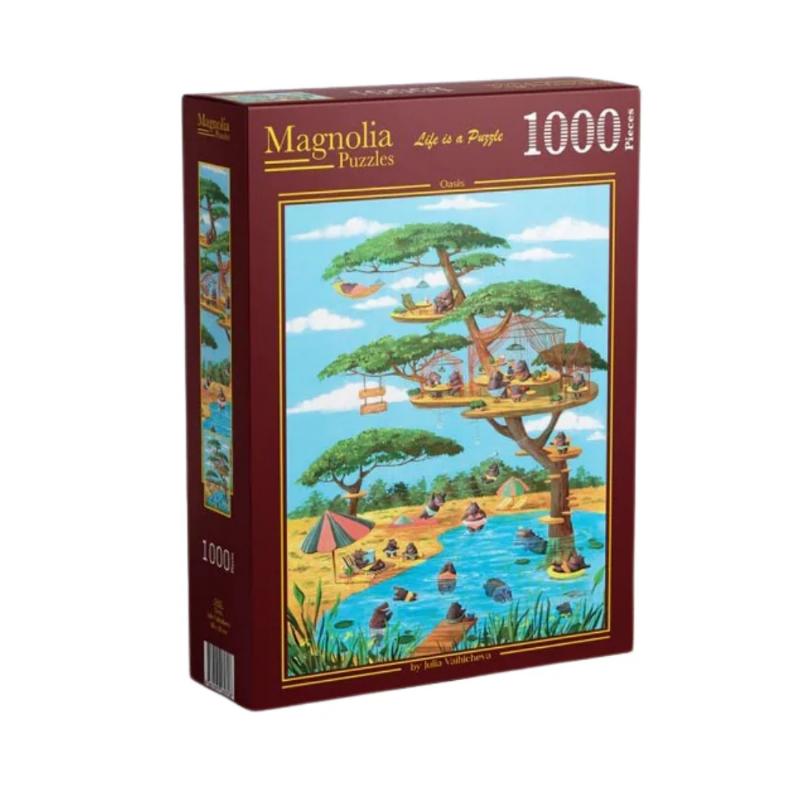 Magnolia Jigsaws Oasis Puzzle - Julia Vaihicheva (1000pc)