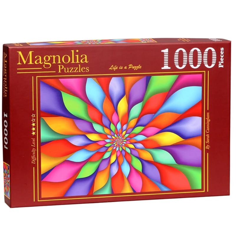 Magnolia Jigsaws Rainbow Petals Puzzle (1000pc)