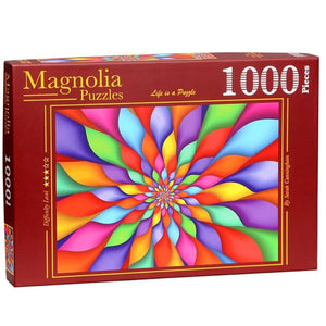 Magnolia Jigsaws Rainbow Petals Puzzle (1000pc)