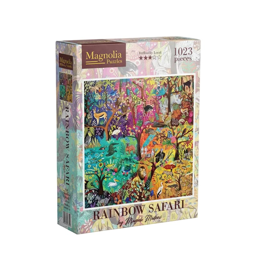 Magnolia Jigsaws Rainbow Safari Puzzle - Magali Modoux (1000pc)
