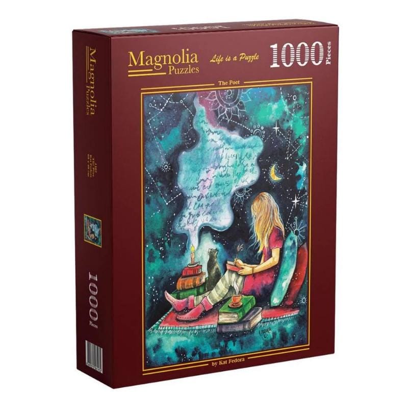Magnolia Jigsaws The Poet Puzzle - Kat Fedora (1000pc)
