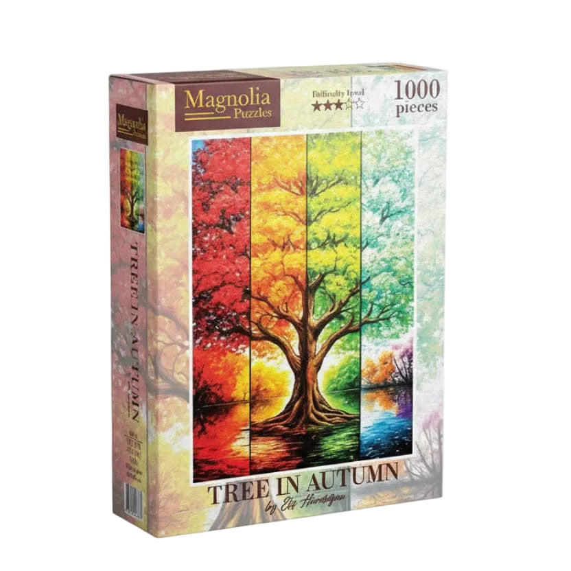 Magnolia Jigsaws Tree in Autumn - Elif Hurdogan (1000pc)
