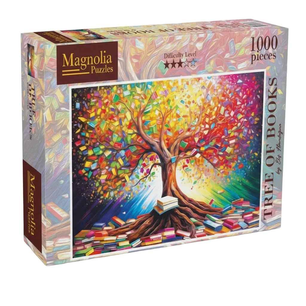 Magnolia Jigsaws Tree of Books - Elif Hurdogan Puzzle (1000pc)