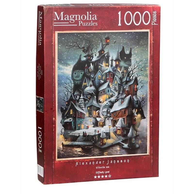 Magnolia Jigsaws Willoville Isle Puzzle - Alexander Jansson (1000pc)