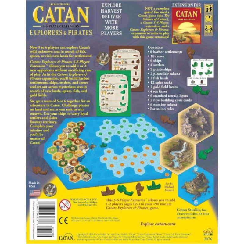 Mayfair Games Board & Card Games Catan - 4th & 5th Ed Explorers & Pirates 5-6 Player Extension