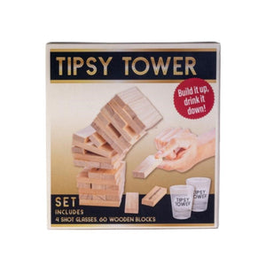 MDI Board & Card Games Tipsy Tower Drinking Game (like Jenga)