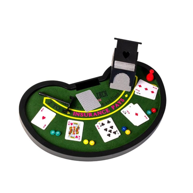 MDI Classic Games Mini Blackjack Table Game