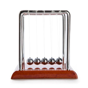 MDI Novelties Balance Ball/Newtons Cradle - Medium with Brown Base