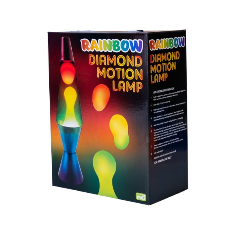 MDI Novelties Lava Lamp - Rainbow Diamond Motion