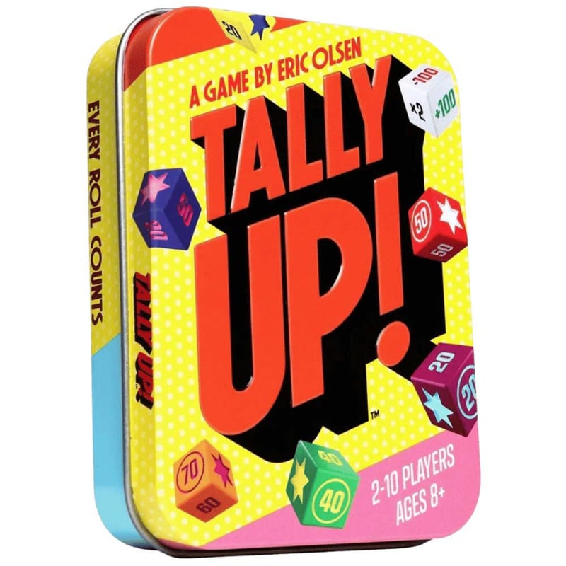 Messy Table Games Board & Card Games Tally Up