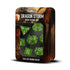 Metallic Dice Games Dice Dice - Dragon Storm Silicone Polyhedrals - Green Dragon Scales (MDG) (26/01/2024 Release)