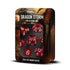 Metallic Dice Games Dice Dice - Dragon Storm Silicone Polyhedrals - Red Dragon Scales (MDG) (26/01/2024 Release)