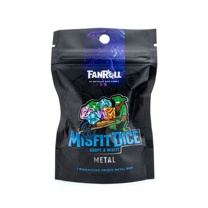 Metallic Dice Games Dice Dice - Metal Polyhedrals - Misfit Dice (Blind Bag)