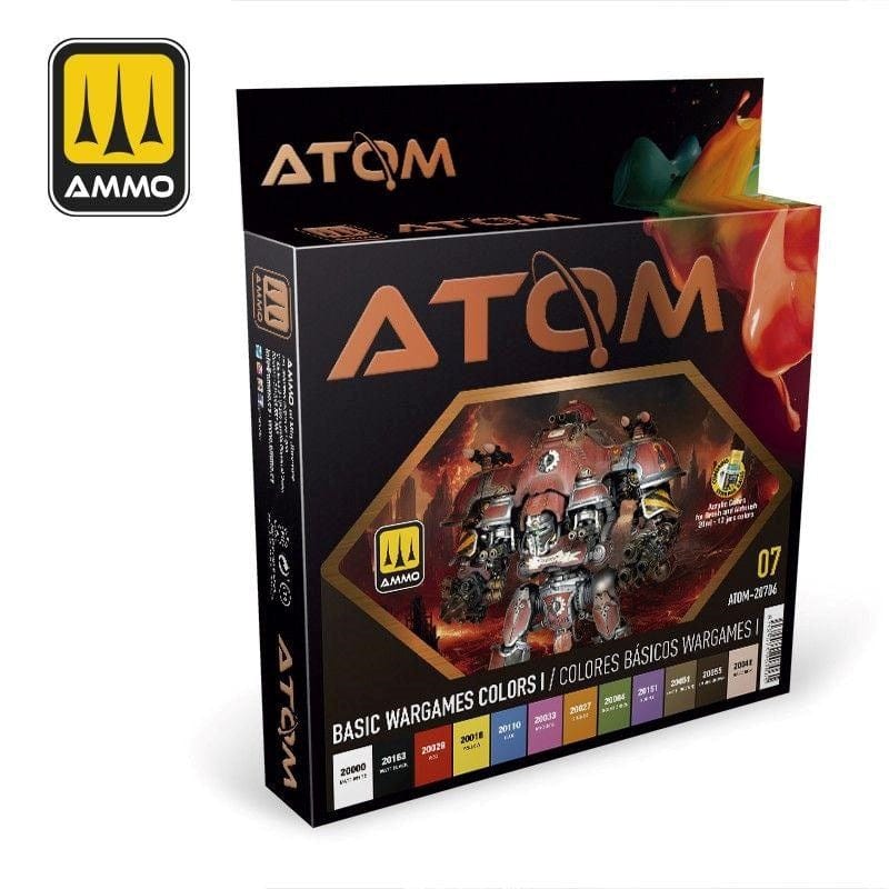 Mig Jimenez Hobby Ammo by MIG - Atom Color - Basic Wargames Colors I Set (Unknown Release)