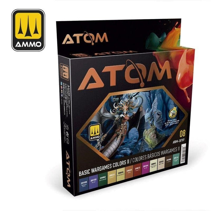 Ammo by MIG - Atom Color - Basic Wargames Colors II Set