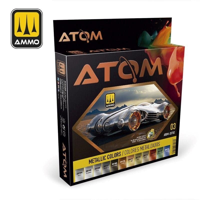 Mig Jimenez Hobby Ammo by MIG - Atom Color - Metallic Colors Set (Unknown Release)