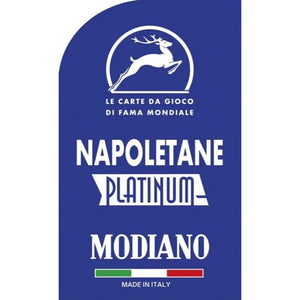 Modiano Cards Playing Cards Playing Cards - Italian Napoletane Platinum (Blue)