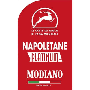 Modiano Cards Playing Cards Playing Cards - Italian Napoletane Platinum (Red)