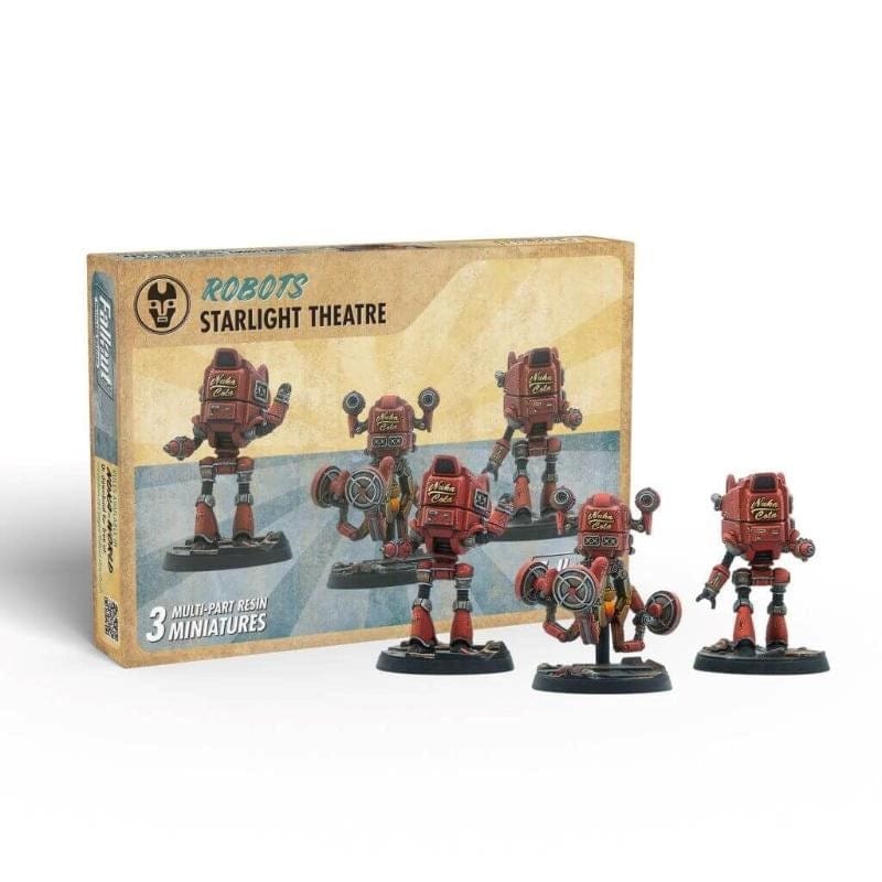 Modiphius Miniatures Fallout Wasteland Warfare - Robots - Starlight Theatre Staff (Unknown Release)