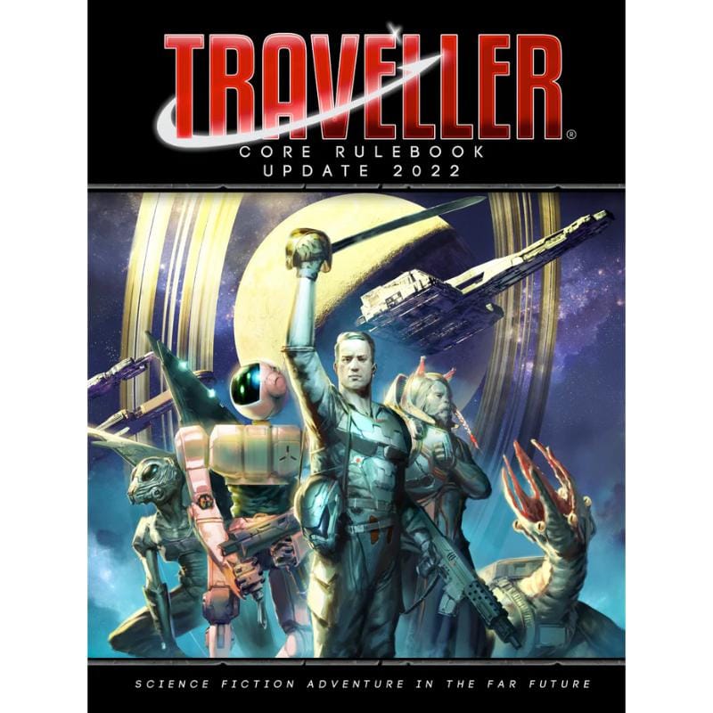 Mongoose Publishing Roleplaying Games Traveller RPG - Core Rulebook (Update 2022)