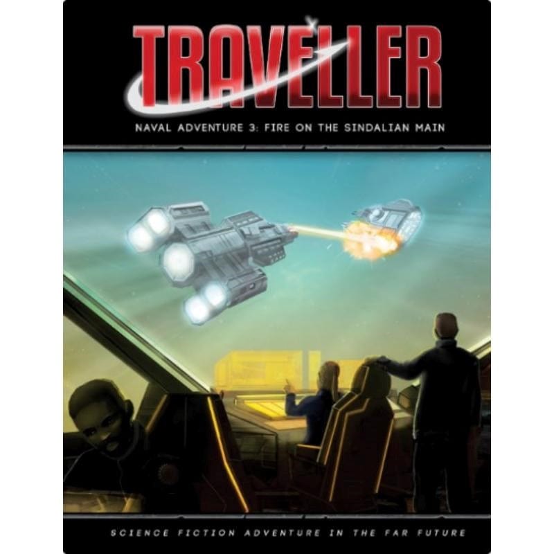 Mongoose Publishing Roleplaying Games Traveller RPG - Fire on the Sindalian Main (Adventure)