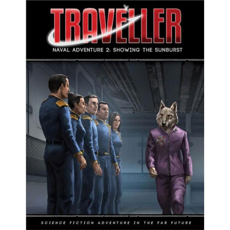 Mongoose Publishing Roleplaying Games Traveller RPG - Naval Adventure 2 - Showing the Sunburst