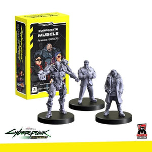 Monster Fight Club Miniatures Cyberpunk Edgerunners - Combat Zone - Corporate Muscle (Arasaka Gangers)