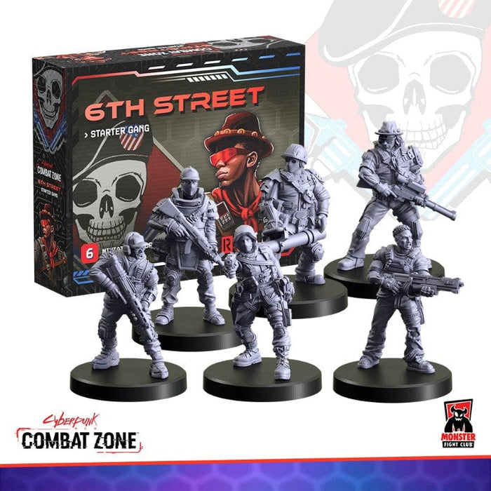 Cyberpunk RED -  Combat Zone - 6th Street Faction Starter Box