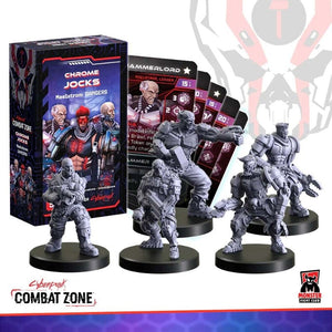 Monster Fight Club Miniatures Cyberpunk RED -  Combat Zone - Chrome Jocks (November 2024 Release)