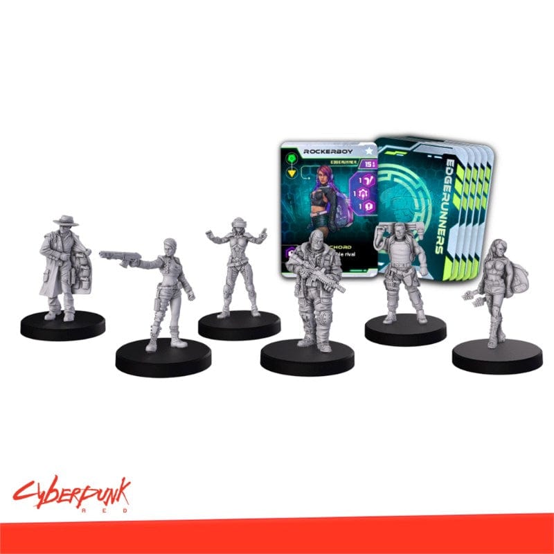 Monster Fight Club Miniatures Cyberpunk RED - Combat Zone - Edgerunners Starter 2