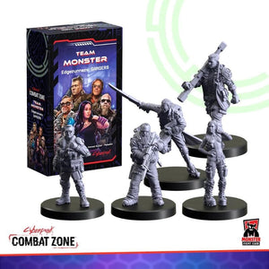 Monster Fight Club Miniatures Cyberpunk RED - Combat Zone - Team Monster