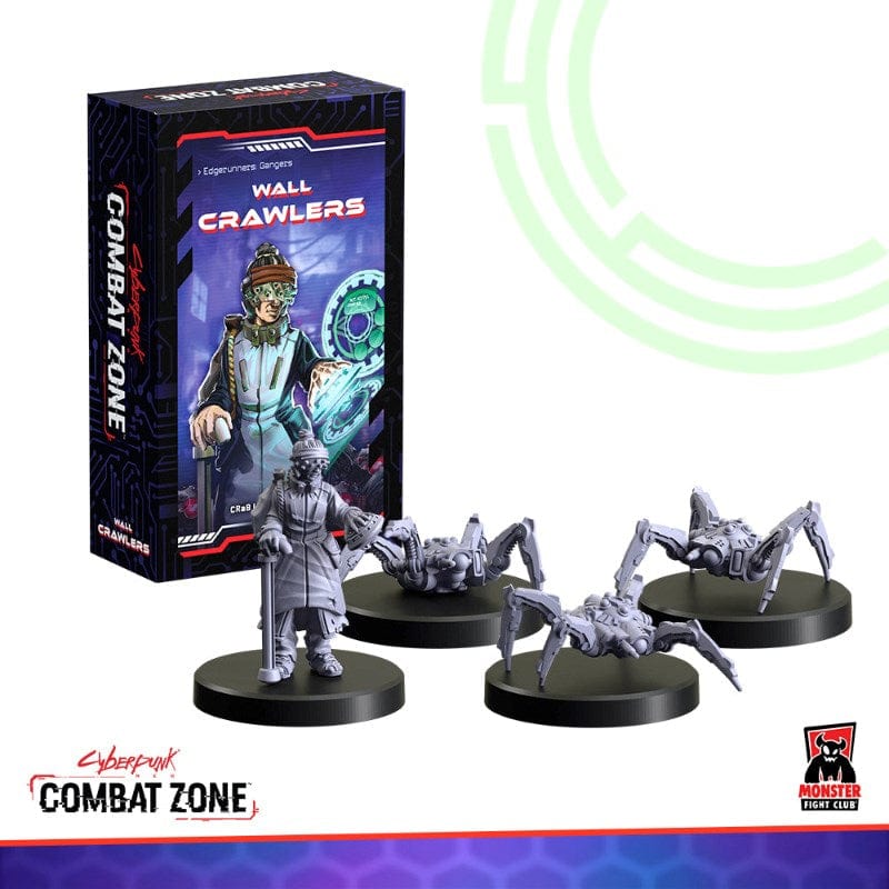 Monster Fight Club Miniatures Cyberpunk RED -  Combat Zone -  Wall Crawlers