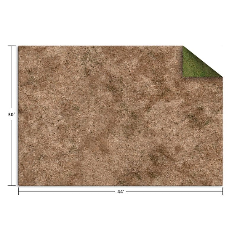 Monster Fight Club Miniatures Monster Fight Club Terrain - 44x30 Broken Grassland / Desert Scrubland Adventure Mat