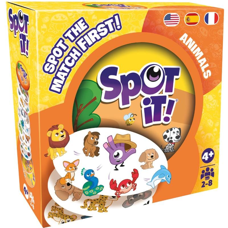 Moose Enterprises Board & Card Games Spot It - Animals (Refresh)
